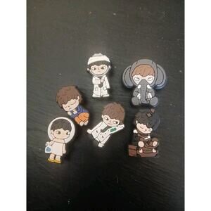 K-POP PVC Shoe Charms Lot of 6